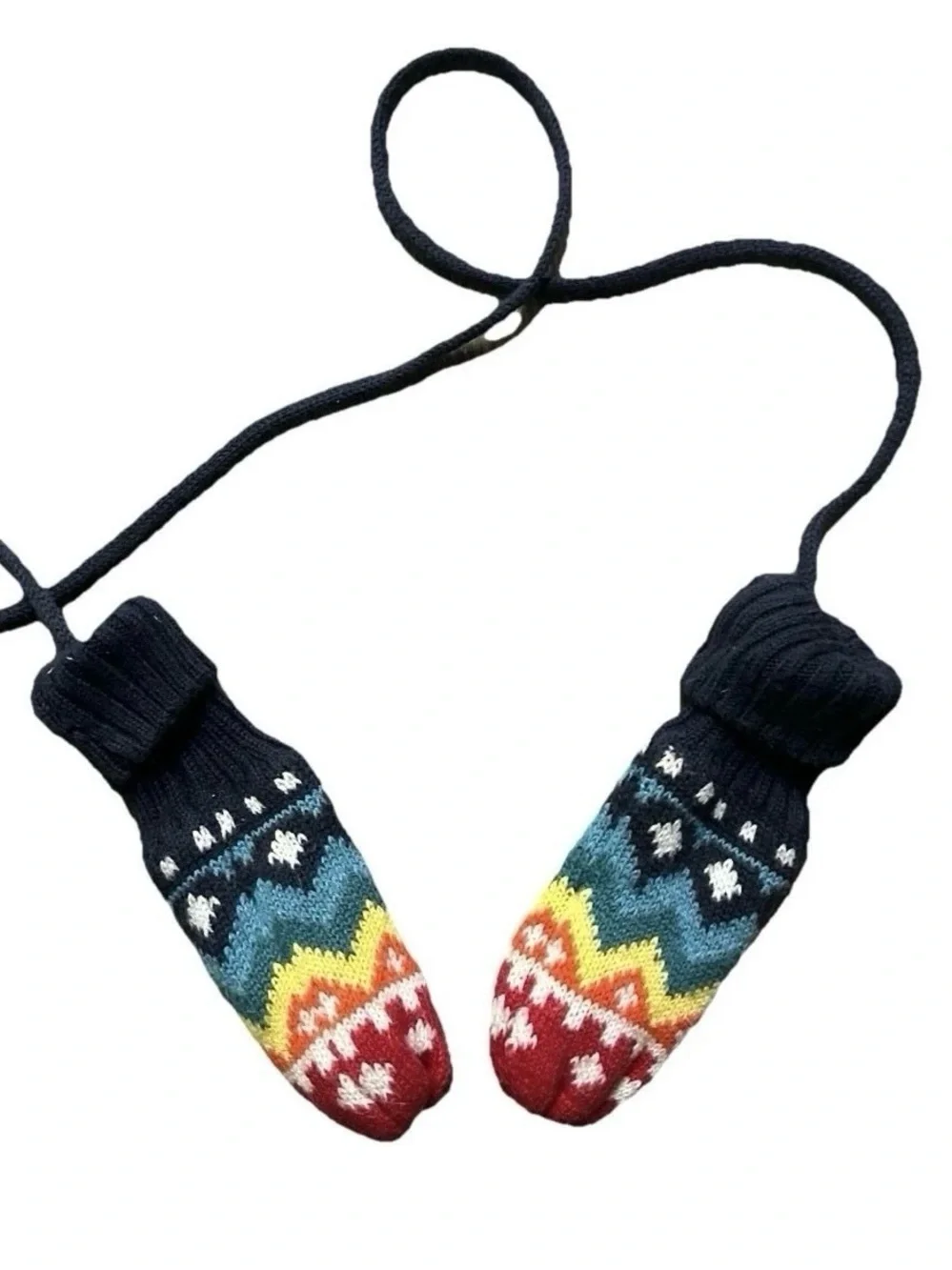 Hanna Andersson Baby Rainbow Mittens Size XXS 0-3 Months